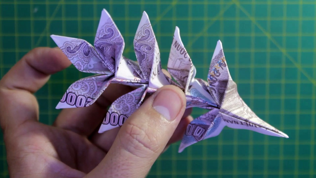 leaf demo - origami money vietnam