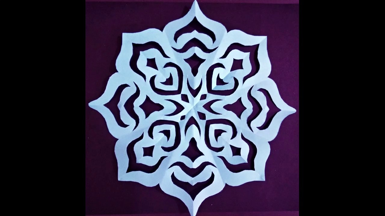paper cutting DESING I how to make easy paper cutting desing for HOME decoration......