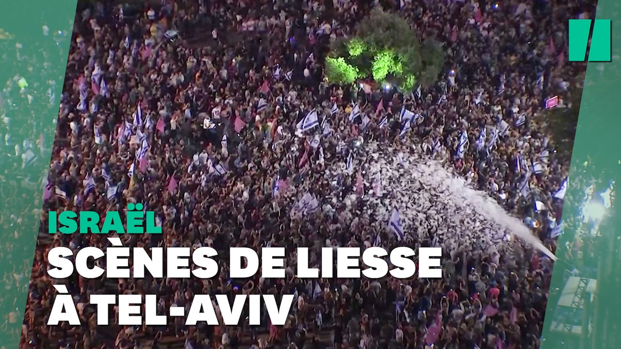 À Tel-Aviv, des milliers de personnes fêtent le départ du pouvoir de Netanyahu