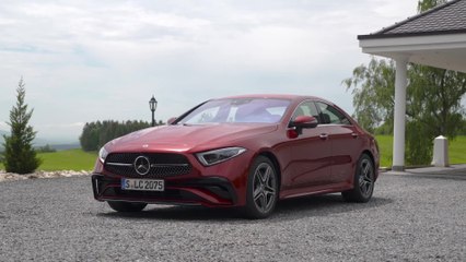 Mercedes-Benz CLS 300 d 4MATIC Design in Hyacinth red