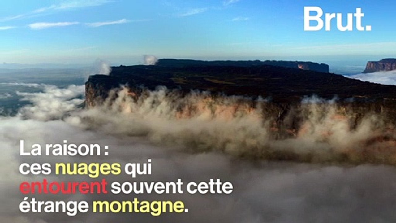 Le Mont Roraima, au-dessus des nuages