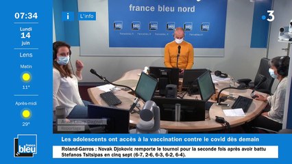14/06/2021 - La matinale de France Bleu Nord
