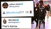 NBA Players React to Kyrie Irving Ankle Injury vs Bucks in Game 4