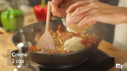 Fajitas au poulet au curry