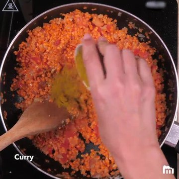 Lentilles corail curry 40286