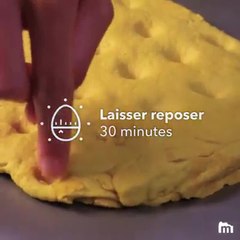 Focaccia aux asperges vertes