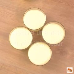 Panna Cotta au coeur de Lemon curd et Coulis de Myrtilles