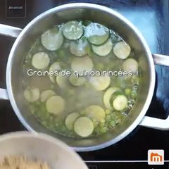 Risotto de quinoa aux courgettes