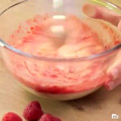 Cake citron framboise façon zebra cake