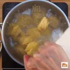 Tagliatelles à la crème de poireaux