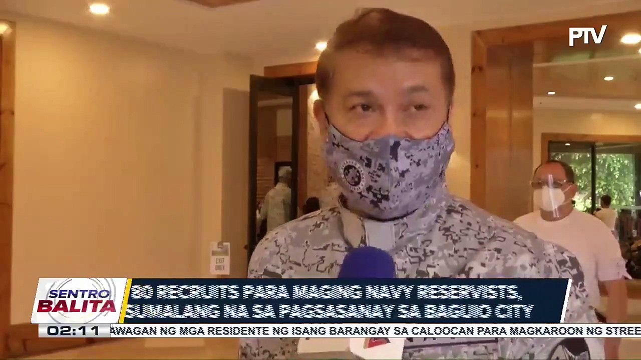 80 recruits para maging Navy reservists, sumalang na sa pagsasanay sa Baguio City