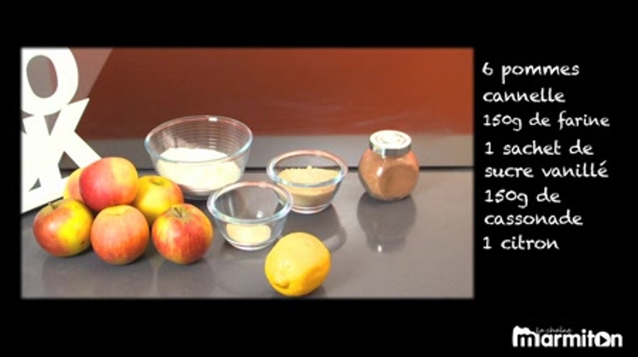 Recette : crumble aux pommes