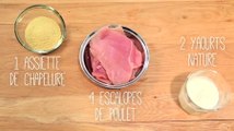 Poulet pané au yaourt et aux fines herbes