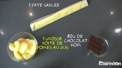 Recette : Tarte poire chocolat