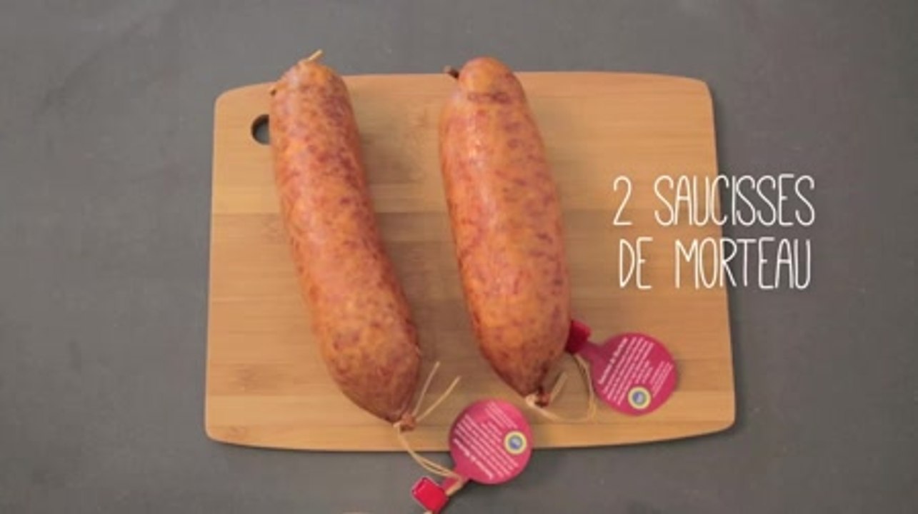 Lentilles et saucisses de Morteau !