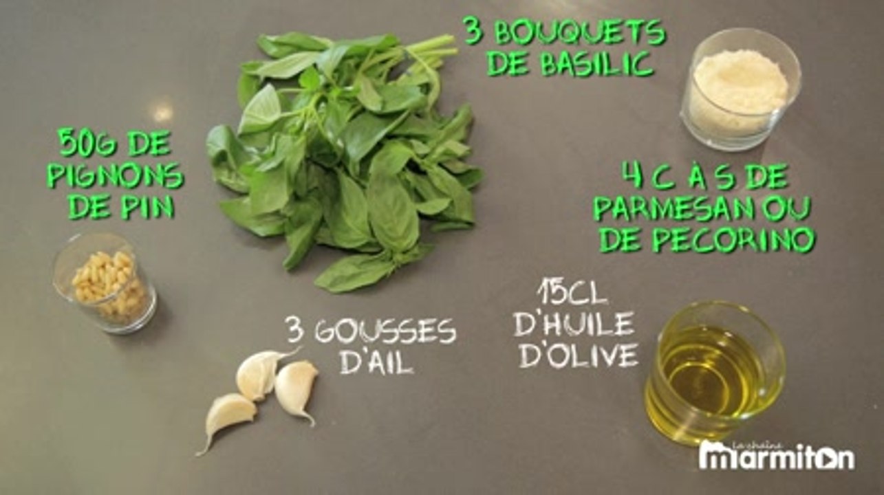 Recette : Pesto