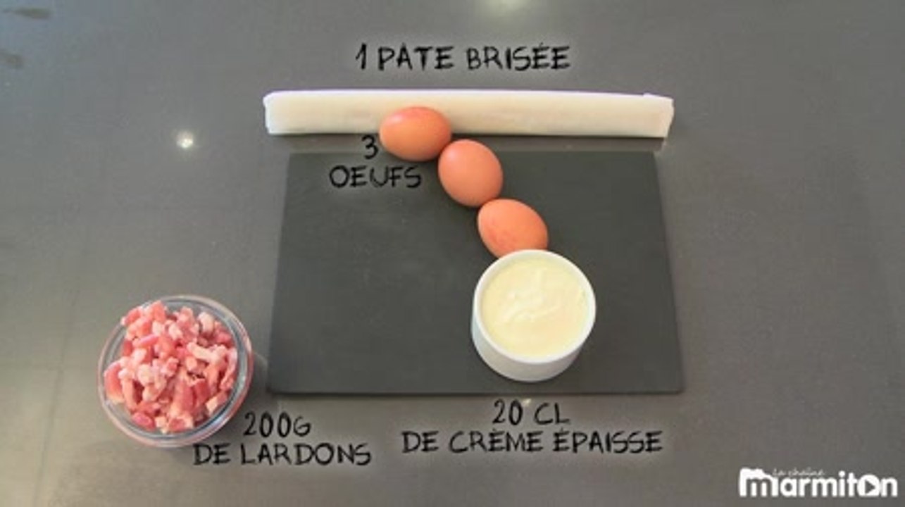 La quiche lorraine - recette facile