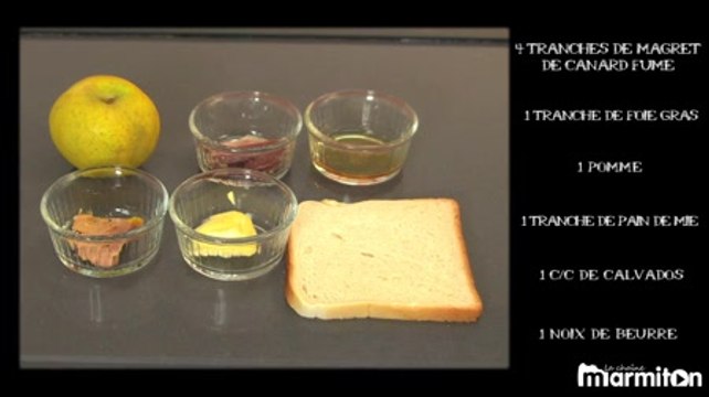 Tatin de magret de canard au foie gras !