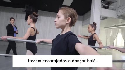 Quem foi que disse que balé é coisa de menina