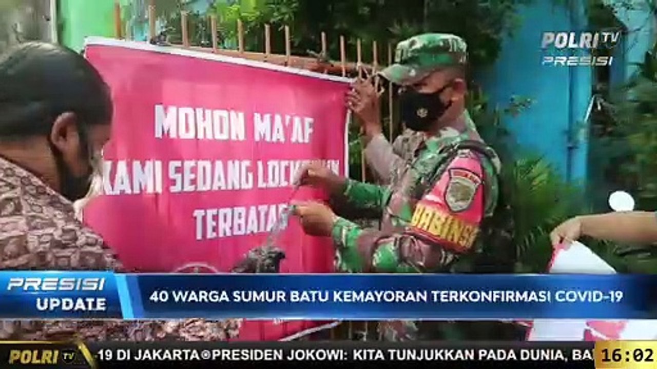 40 Warga Sumur Batu Kemayoran Terkonfirmasi Covid-19