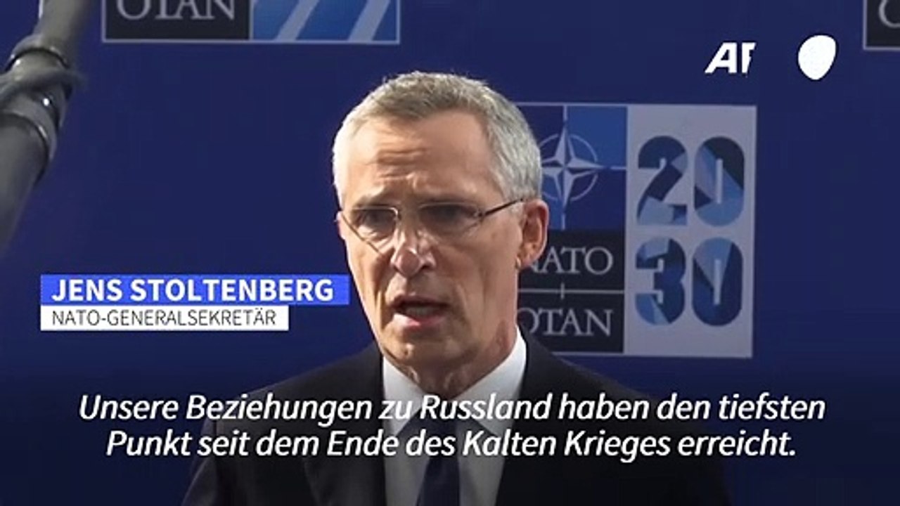 Nato-Generalsekretär: Beziehungen zu Russland auf 'Tiefpunkt'