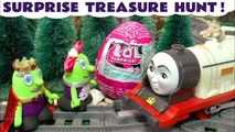 Funny Funlings Surprise Eggs Kinder Hunt with Thomas and Friends plus Surprise Toys Opening in this Stop Motion Toy Episode Family Friendly Full Episode English Toy Story Video for Kids by Kid Friendly Family Channel Toy Trains 4U