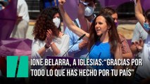 Ione Belarra sustituye a Pablo Iglesias en Podemos y le dedica sus primeras palabras