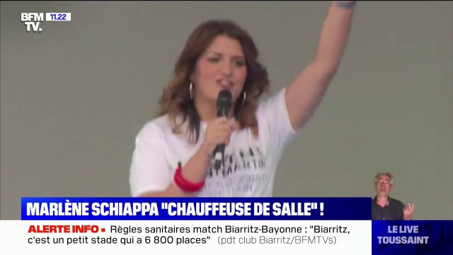 Macron Président ! : Marlène Schiappa chauffeuse de salle lors d'un meeting régional samedi