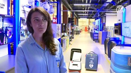 Hayat kurtaran yerli üretim otomatik elektroşok cihazı