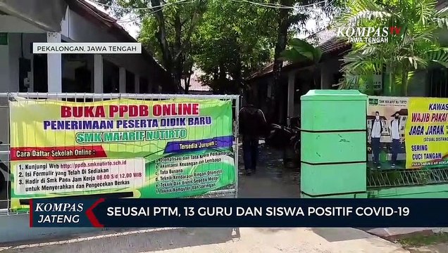 Seusai PTM, 13 Guru dan Siswa Positif Covid-19