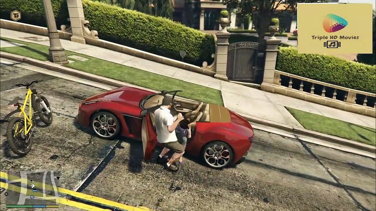 GTA 5 Episode  No.12-STOLE TOP SECRET CAR