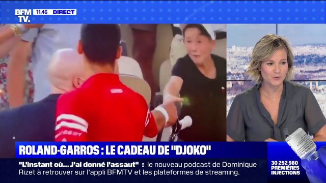 Pourquoi Novak Djokovic a-t-il offert sa raquette à un jeune garçon après sa victoire à Roland Garros ? BFMTV répond à vos questions