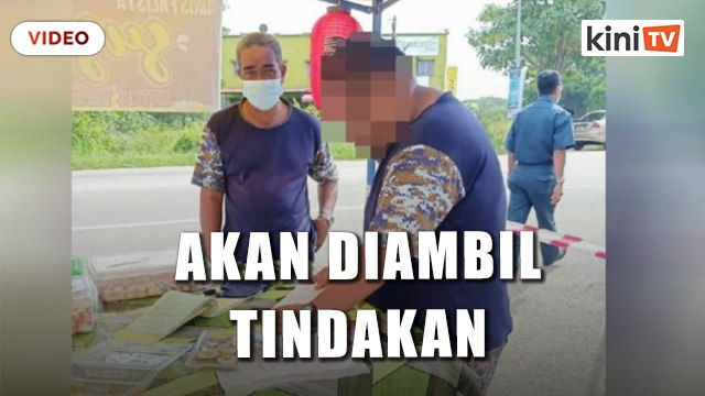 Tak pakai pelitup muka semasa kompaun penjaja, penguat kuasa PBT disiasat