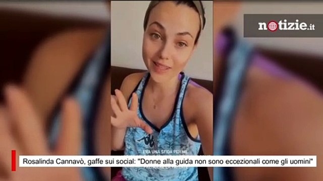Rosalinda Cannavò, gaffe sui social: Donne alla guida non sono eccezionali come gli uomini