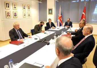 Cumhurbaşkanı Erdoğan, Fransa Cumhurbaşkanı Macron ile görüştü