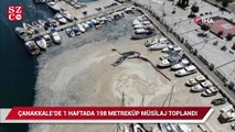 Çanakkale Boğazı’nda 1 haftada 198 metreküp müsilaj toplandı