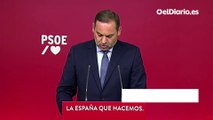 Ábalos, tras la derrota de Susana Díaz: “Es la militancia la que da y quita liderazgos”