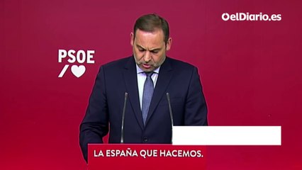 Ábalos, tras la derrota de Susana Díaz: “Es la militancia la que da y quita liderazgos”