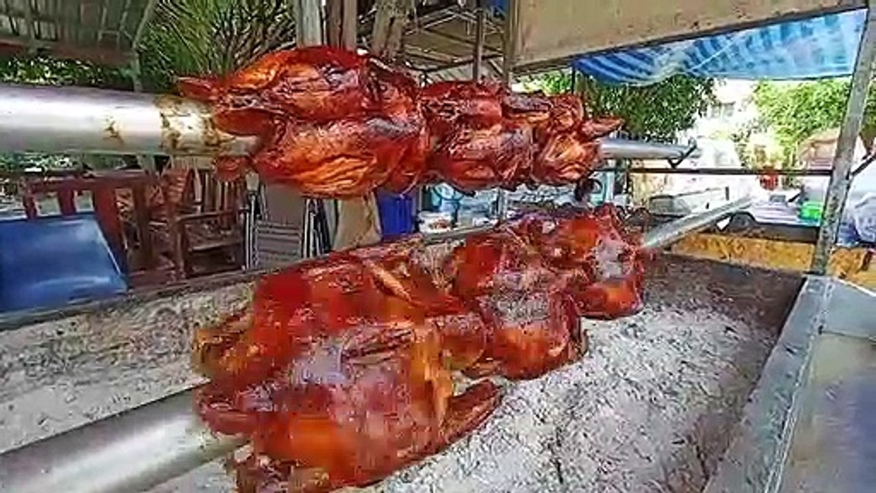 ยั่วน้ำลาย คุณลุง70ปี พ่อค้าไก่หมุนน้ำผึ้งอารมณ...