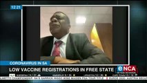 Low vaccine registrations for vaccine in Free State