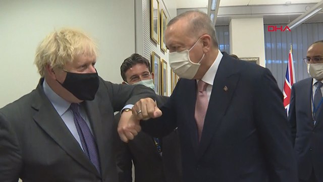 Cumhurbaşkanı Erdoğan, İngiltere Başbakanı Johnson ile görüştü