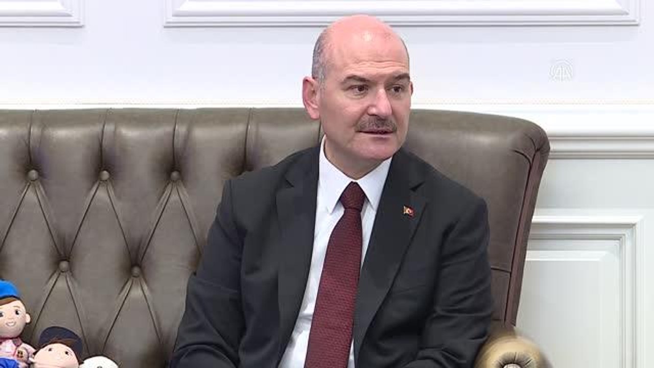 Son dakika... İçişleri Bakanı Süleyman Soylu, Jandarma Genel Komutanı Orgeneral Çetin'i kabulünde konuştu (1)