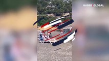 Marmaris'te sahile inen helikopterle ilgili soruşturma başlatıldı