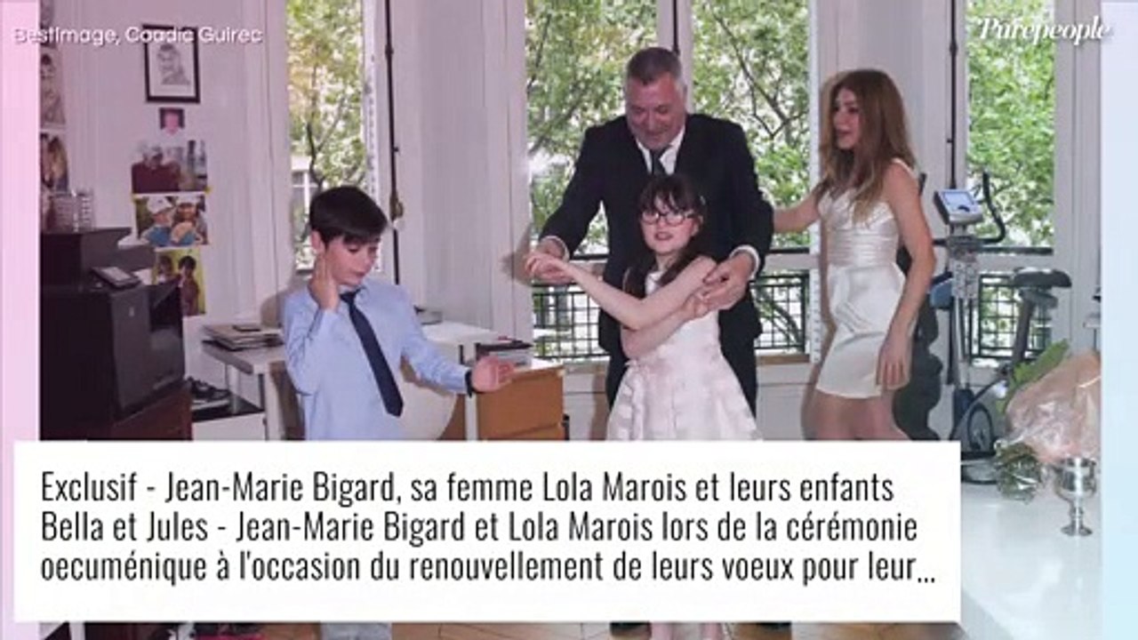 Jean-Marie Bigard et Lola Marois amoureux face à leurs jumeaux : ils célèbrent 10 ans de mariage