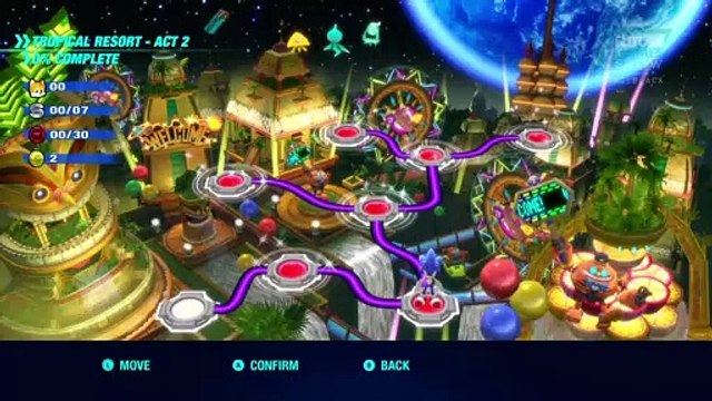 Sonic Colours Ultimate - Gameplay (Tropical Resort Act 2)