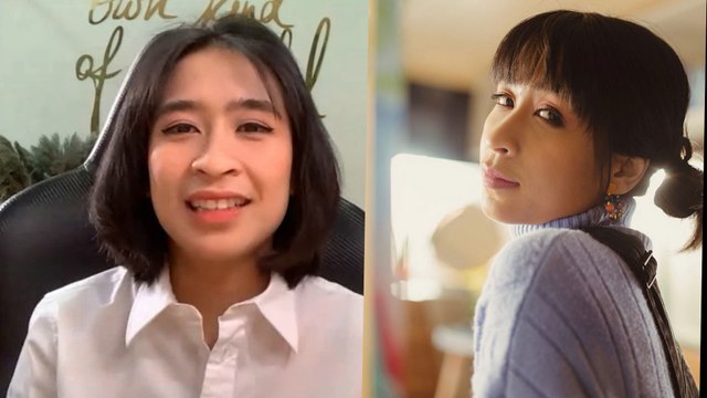 Lain macam Ara Johari sekarang ni, belajar pakai skirt pendek... nak feeling Korea katanya!