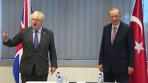 BRÜKSEL - Cumhurbaşkanı Erdoğan, Birleşik Krallık Başbakanı Johnson ile bir araya geldi