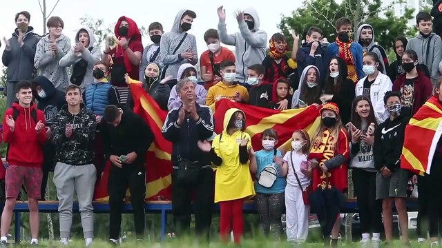 Болельщики сборной Северной Македонии огорчены результатом, но довольны игрой