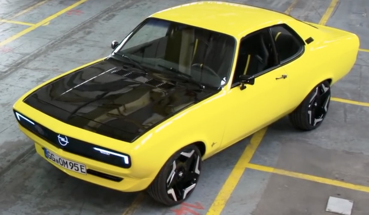 VÍDEO: ¡Lo tenemos! Opel Manta GSE ElektroMOD, un clásico transformado en 100% eléctrico