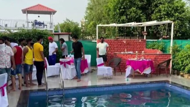 Noida: 61 people arrested from farm house for violating Covid norms